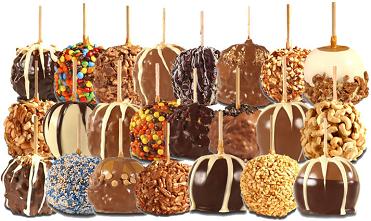 Gourmet Candy Caramel Apple Gift Assortments