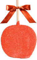 Holiday Red Ornament Caramel Apple