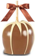 Milk Dunked Caramel Apple