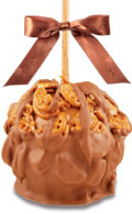Peanut Butter Pretzel Caramel Apple