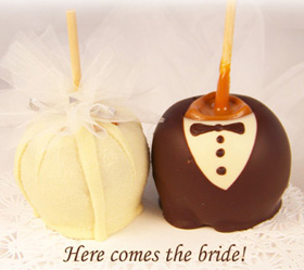 Try our gourmet wedding apples!