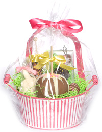 Pink Easter Gift Basket