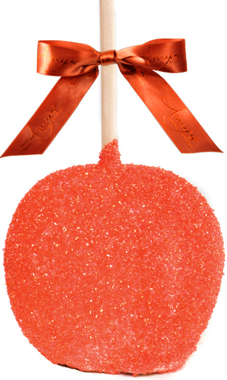 Holiday Red Ornament Caramel Apple