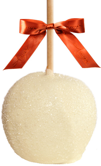 Holiday Snowball Caramel Apple