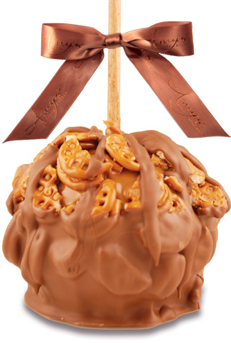 Peanut Butter Pretzel Caramel Apple