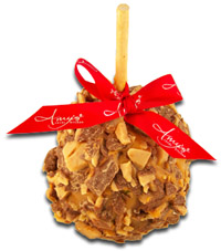 Toffee Caramel Apple W/Satin Ribbon