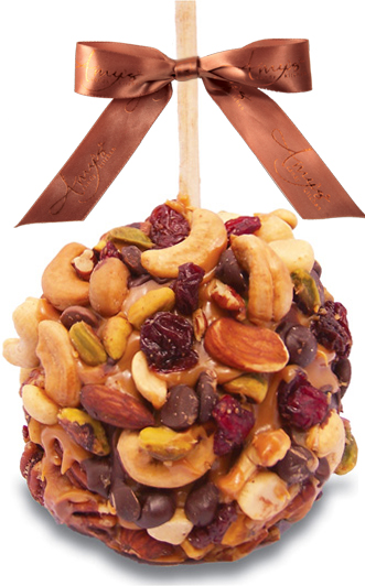 Trail Mix Caramel Apple