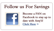 Follow us For Savings!