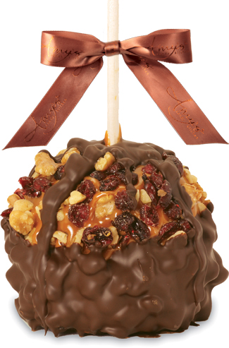 Cranberry Walnut Turtle Caramel Apple W/Belgian Ch