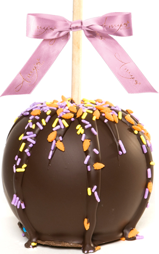 Gourmet Easter Caramel Apple Dunked W/Dark Belgian