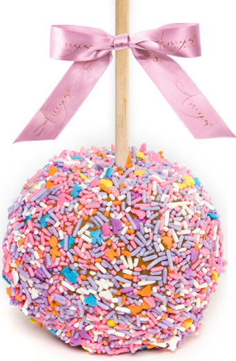 Gourmet Easter Caramel Apple W/Sprinkles