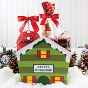 Santa's Workshop Gift Basket