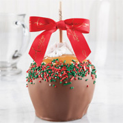 Snowflake Caramel Apple