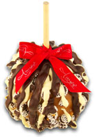 Non-Pareil Caramel Apple W/Satin Ribbon