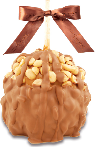 Peanut Turtle Caramel Apple W/Belgian Chocolate