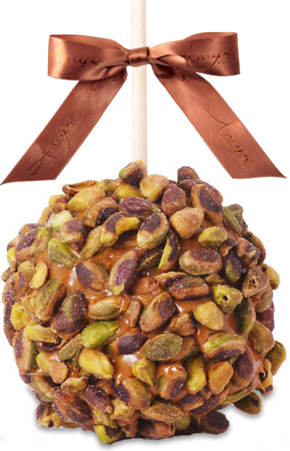 Pistachio Caramel Apple